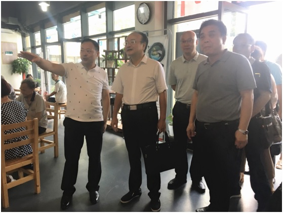 省国资委杨平副主任率队考察乐动·官方站官网-乐动(中国)侨亚文明窗口申报工作