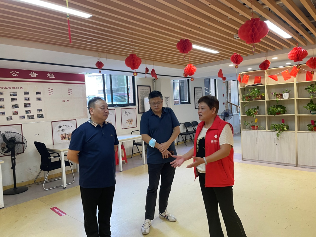 黄志刚、苏千里带队赴乐动·官方站官网-乐动(中国)社区居家养老服务站点督查安全生产工作