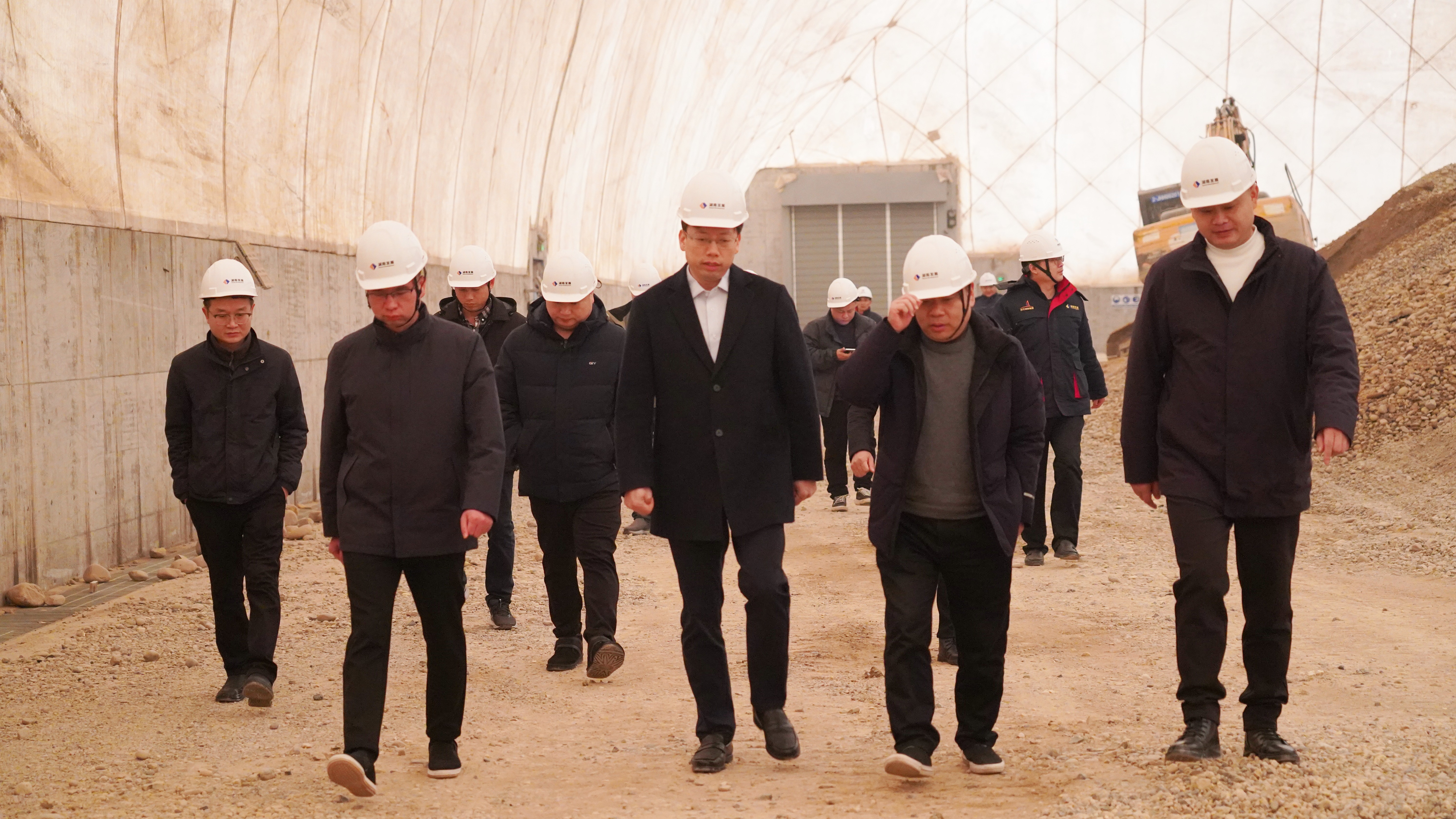 沅江市委副书记张心镜一行调研乐动·官方站官网-乐动(中国)机制砂和砂石集散中心项目