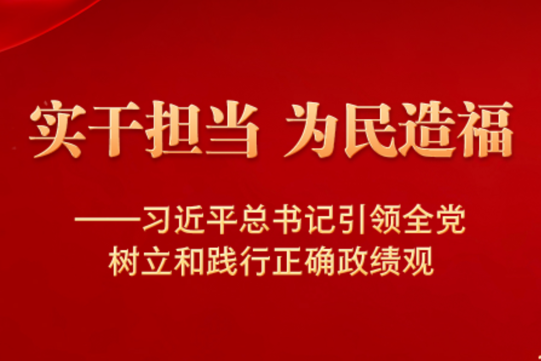 实干担当 为民造福——习近平总书记引领全党树立和践行正确政绩观